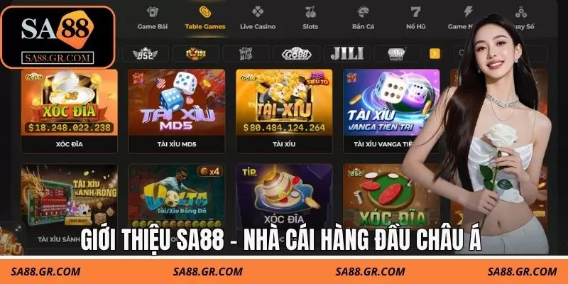 Giới thiệu SA88 - Nhà cái hàng đầu Châu Á